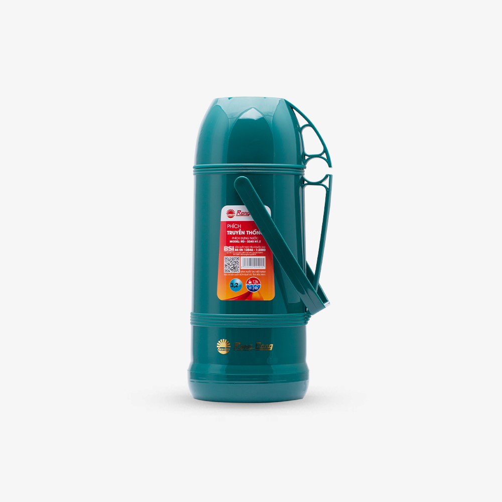 Phích Rạng Đông 3.2 Lít RD-3245N1.E Phích đựng nước nóng Giữ nhiệt tốt Ruột thủy tinh an toàn cho sức khỏe