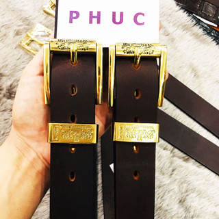 Bảo hành 2 năm thắt lưng dây nịt nam da bò sáp nguyên tấm, khóa đồng đúc thật VL01