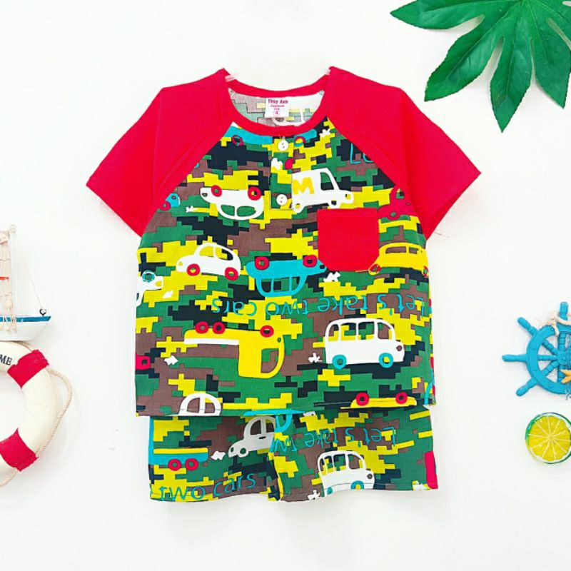 BỘ ĐÙI PHỐI BÉ TRAI - TOLE 2 DA LOẠI 1