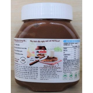 (hộp nhỏ NUTELLA 200g) BƠ HẠT PHỈ CA CAO PHẾT BÁNH MÌ Hazelnut Spread with Cocoa