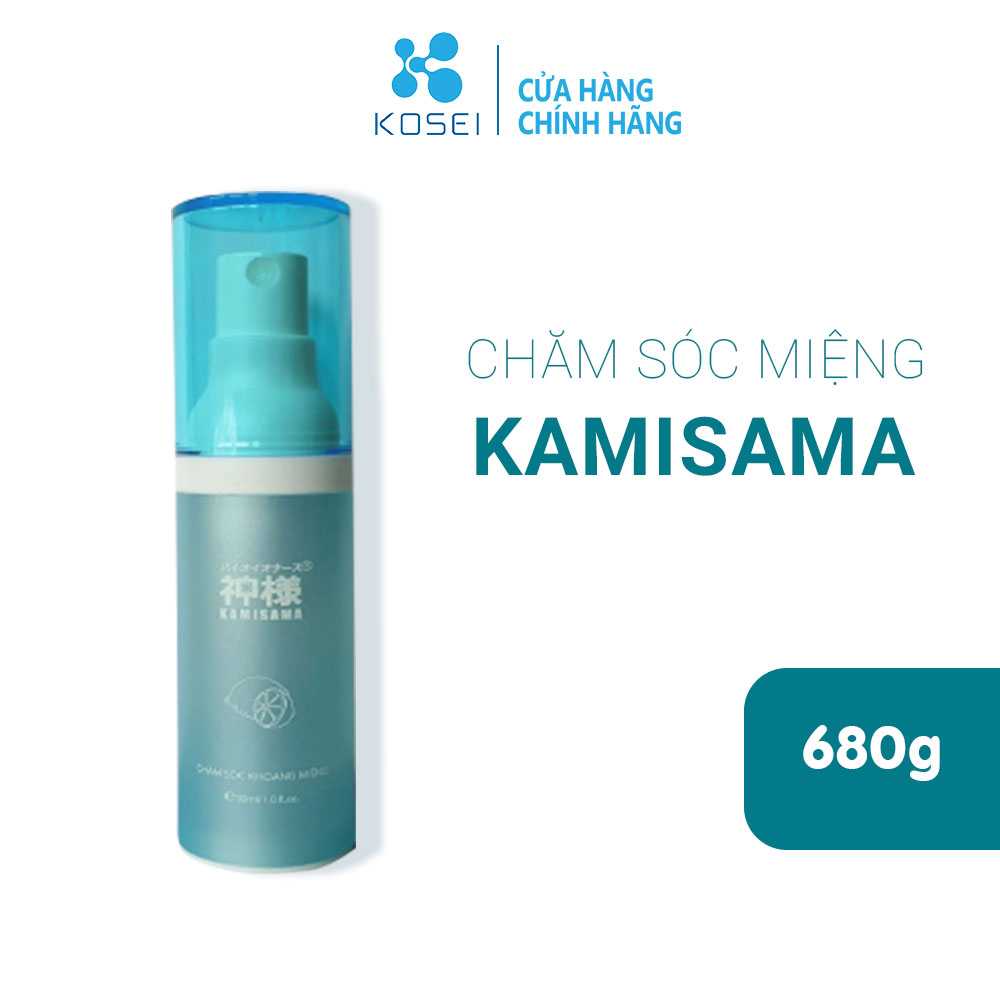 Xịt thơm miệng KAMISAMA chai 30ml an toàn, khử mùi hiệu quả - KOSEI