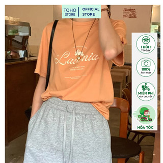 Áo thun nữ IN hình thời trang, chất thun cotton mềm mại , thoáng mát TOHOSTORE, áo thun hình hình phom suông rộng