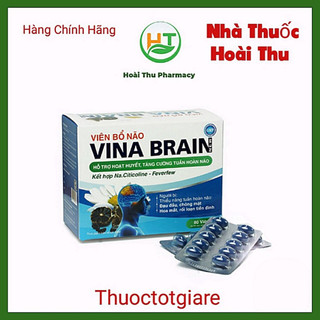 Viên Bổ Não VINA BRAIN new - Hỗ trợ hoạt huyết , tăng cường tuần hoàn não ( Chính hãng )