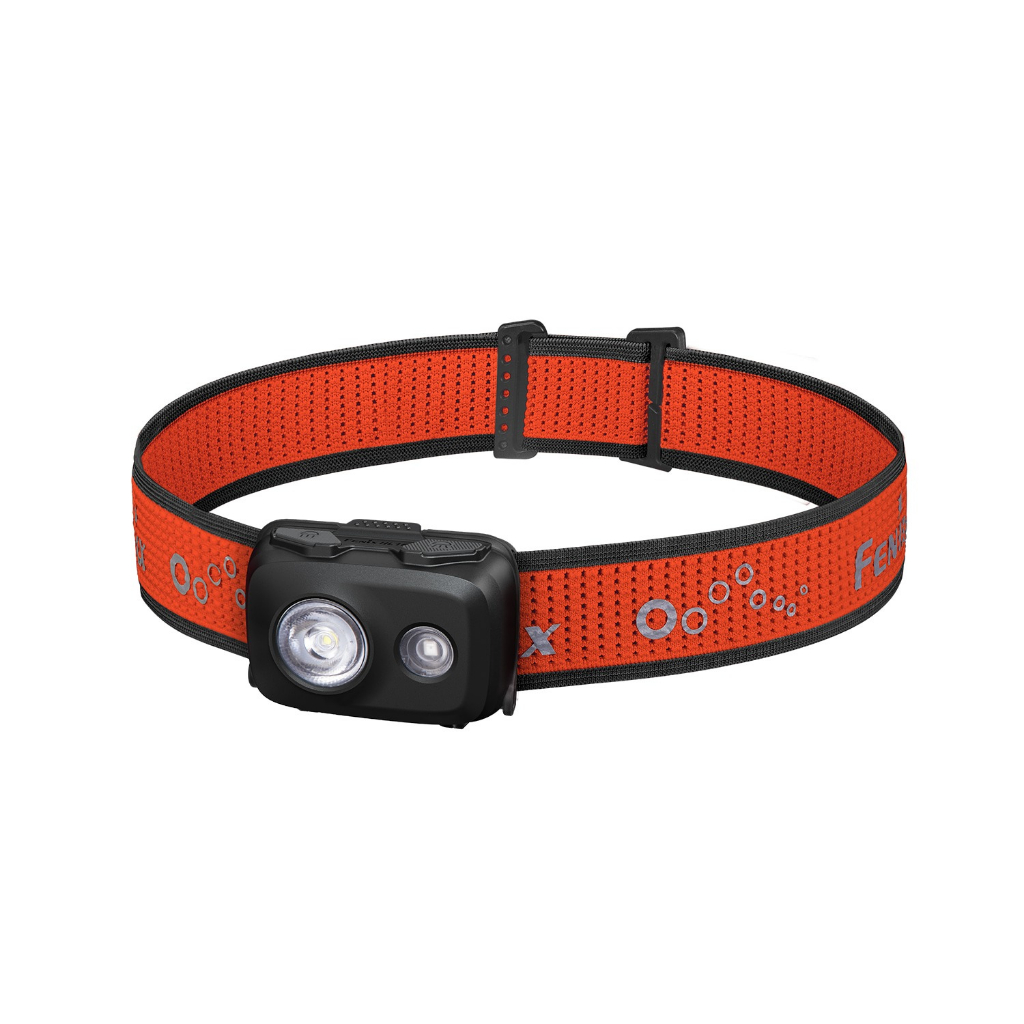 Đèn chay bộ siêu nhẹ FENIX HL16 2 trong 1 LED Trắng và Đỏ, công suất 450 lumens, chiếu xa 104 mét, pin AAA.