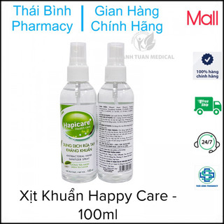 Dung dịch rửa tay sát khuẩn happy care 100ml