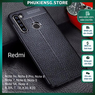 Ốp Lưng Xiaomi Dẻo Da Đen Redmi Note 9s - 8 Pro - 8 - 7 - 6/6 Pro - 5/5 Pro - 4,Redmi 8 - 8A - 7 - 7A - K30 - K20