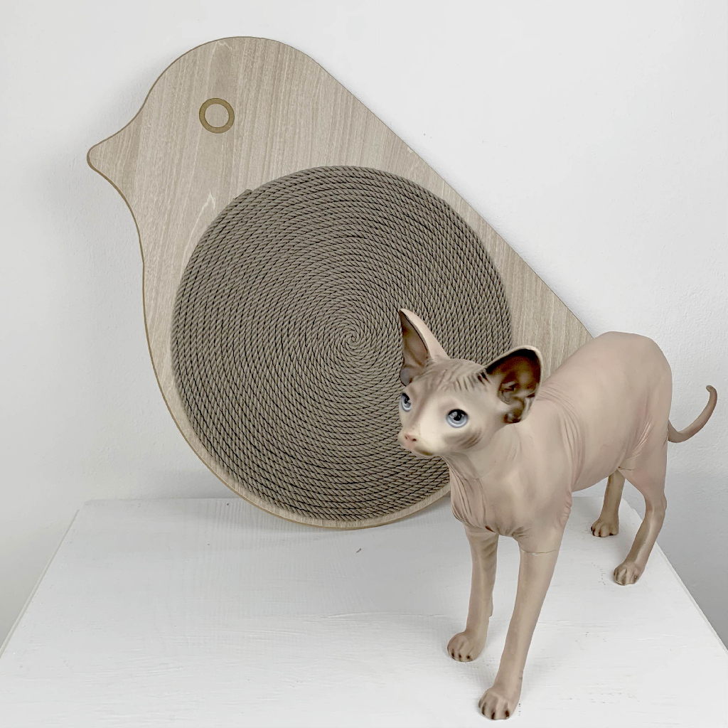 Bàn cào thừng mèo cào móng siêu bền - BCM Chim sẻ  50*60