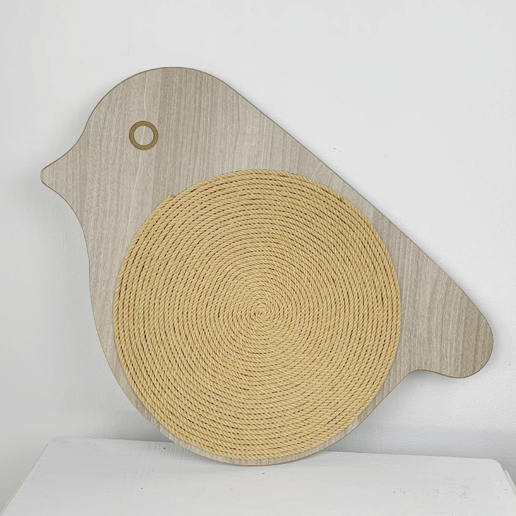 Bàn cào thừng mèo cào móng siêu bền - BCM Chim sẻ  50*60