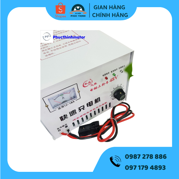 Nạp acquy xe điện 48v