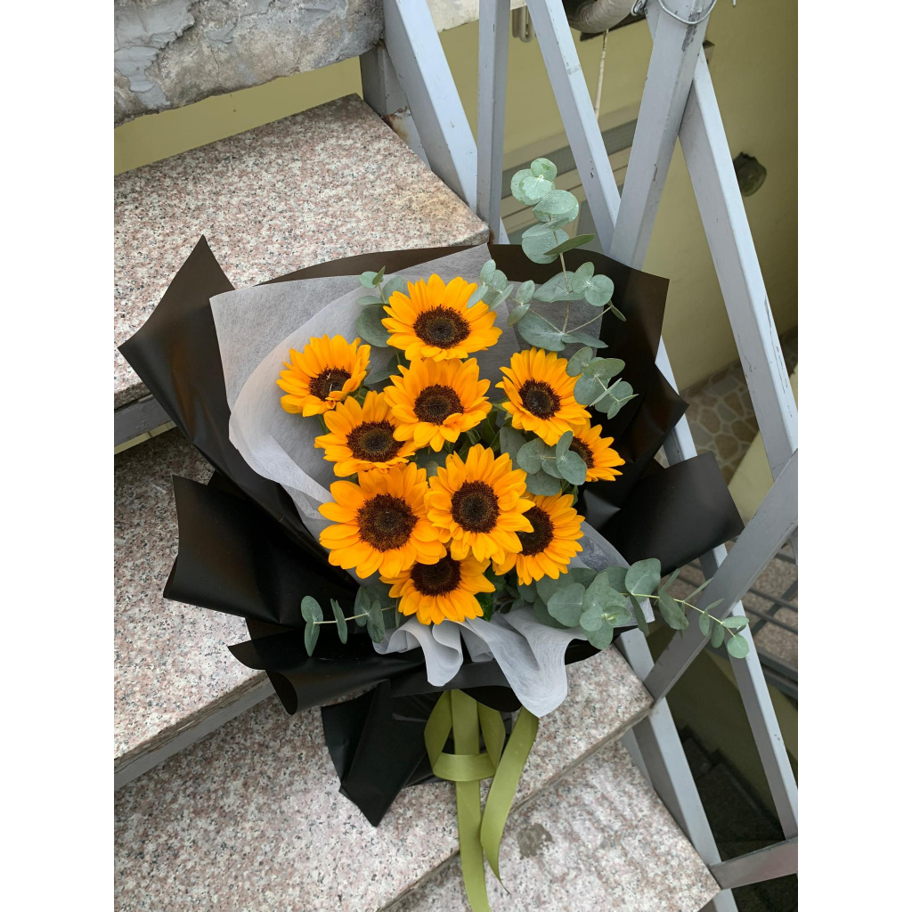Hoa Tốt Nghiệp, Hoa Chúc Mừng | Hoa Hướng Dương 5-10 bông | Hoa Tươi Nàng Hoa