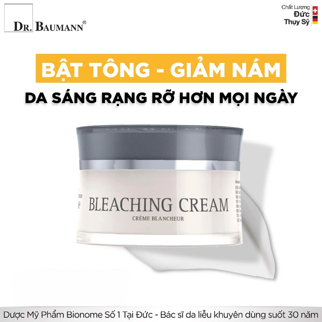 Kem dưỡng Dr. Baumann giảm nám, dưỡng sáng và bảo vệ da Bleaching Cream 30ml