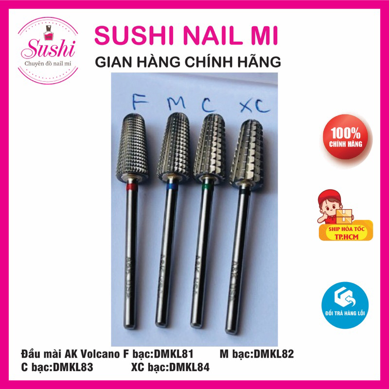 Đầu mài Volcano AK USA - Sushi nail mi