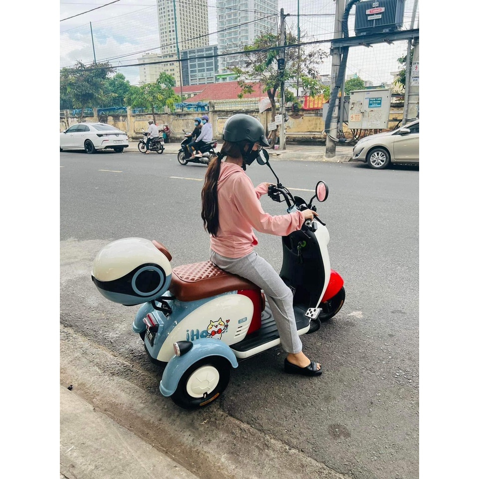 Xe đạp điện ba bánh cho người già, Xe điện 3 bánh YOBO V1 SUPER ONE an toàn cho người già, Người khuyết tật, BH 3 năm