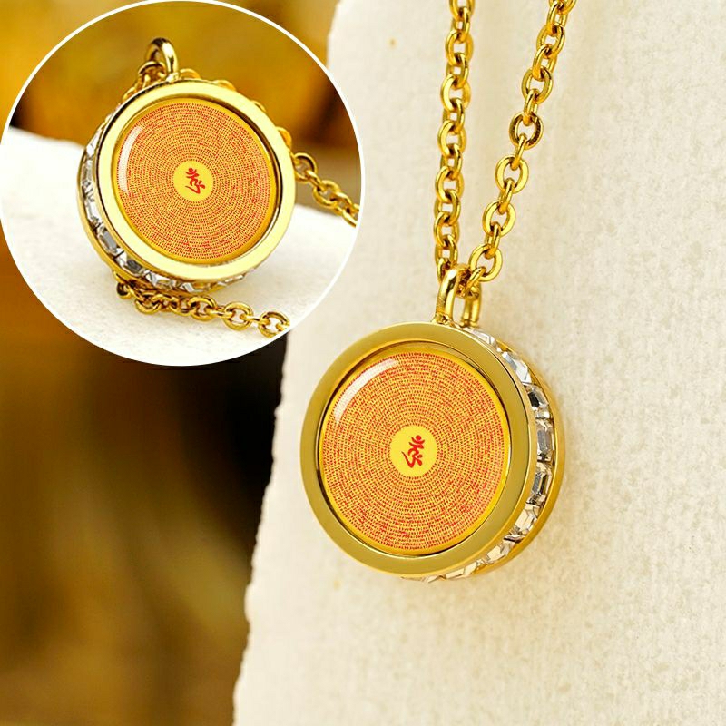 Dây chuyền chú lăng nghiêm titan