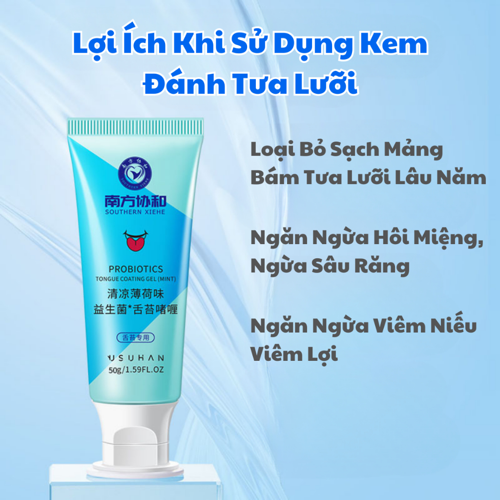 Dụng Cụ Vệ Sinh Răng Miệng Cạo Lưỡi Silicon, Combo Gel & Bàn Chải Lưỡi Cạo Sạch 99% Vi Khuẩn, Loại Sạch Mảng Bám Lưỡi