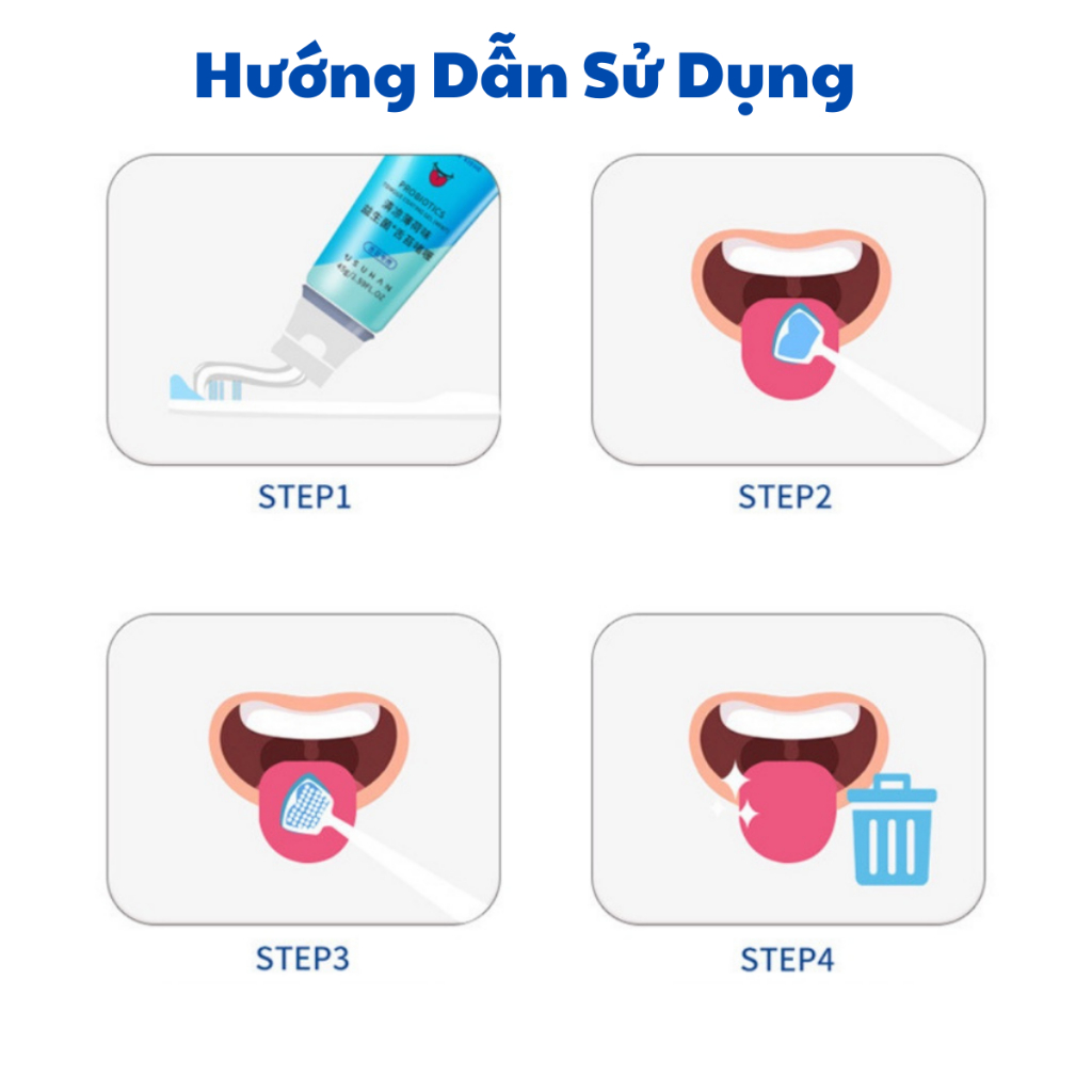 Dụng Cụ Vệ Sinh Răng Miệng Cạo Lưỡi Silicon, Combo Gel & Bàn Chải Lưỡi Cạo Sạch 99% Vi Khuẩn, Loại Sạch Mảng Bám Lưỡi