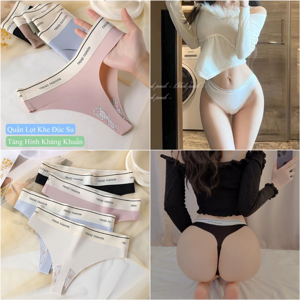 Quần Lót Nữ Su Lọt Khe Viền Chữ Trend Điệu Đà Quyến Rũ Myna 86325