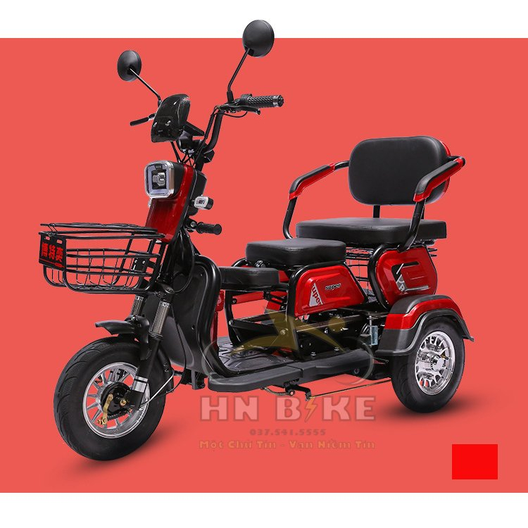 Xe điện ba bánh cho người già, Người khuyết tật, Mẫu xe F68-Super Sport, Quảng đường di chuyển 60km, Mẫu mới năm 2023