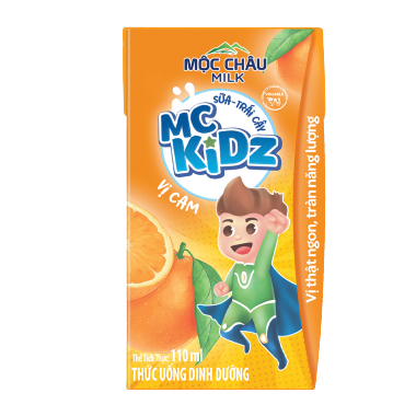 Thùng 24 hộp Sữa trái cây MC Kidz (110mlx24)