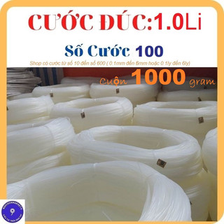 Combo 1kg cước đúc liền cuộn số từ 100 đến số 500 cướcđan chài đánh cá thả diều cắt cỏ cước dây treo đa dụng