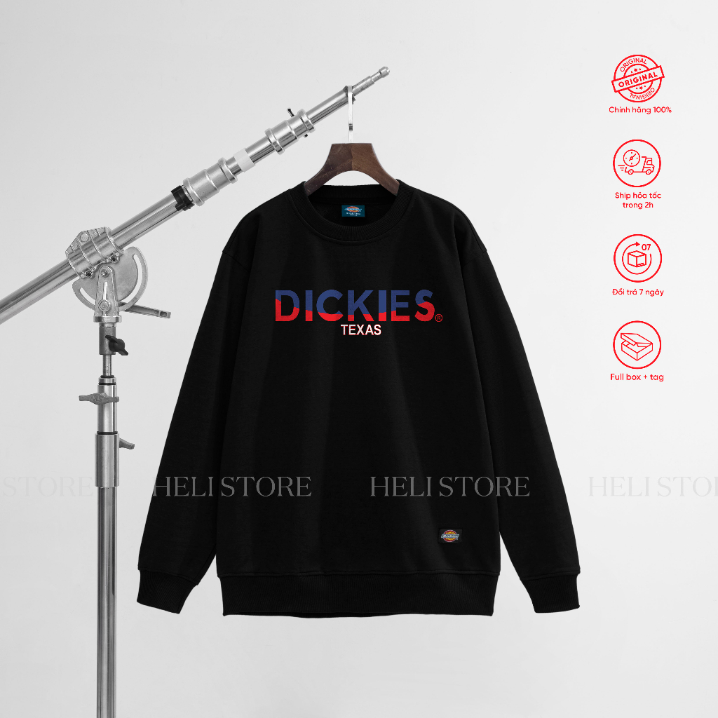 Áo sweater Nỉ Đen Dickies chính hãng