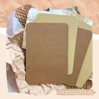 Set 2 Giấy Vân Gỗ Trang Trí Journal Thiệp DIY