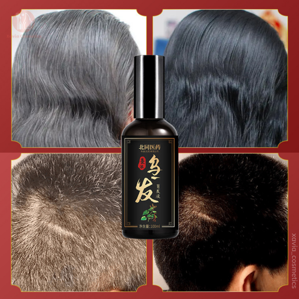 Tinh Chất Thảo Dược Đen Tóc Bai Kon - Tinh Chất Thảo Dược Cải Thiện Tình Trạng Bạc Tóc, Nuôi Dưỡng Tóc Đen, Bóng Mượt