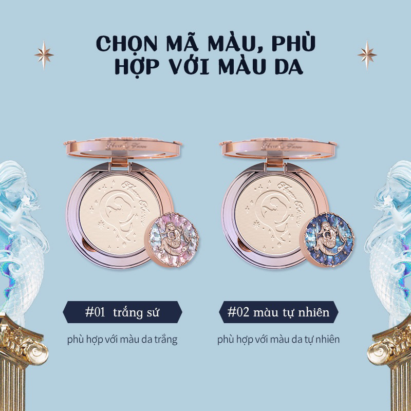 Phấn Phủ Flower Knows Kiểm Soát Dầu Moonlight Mermaid
