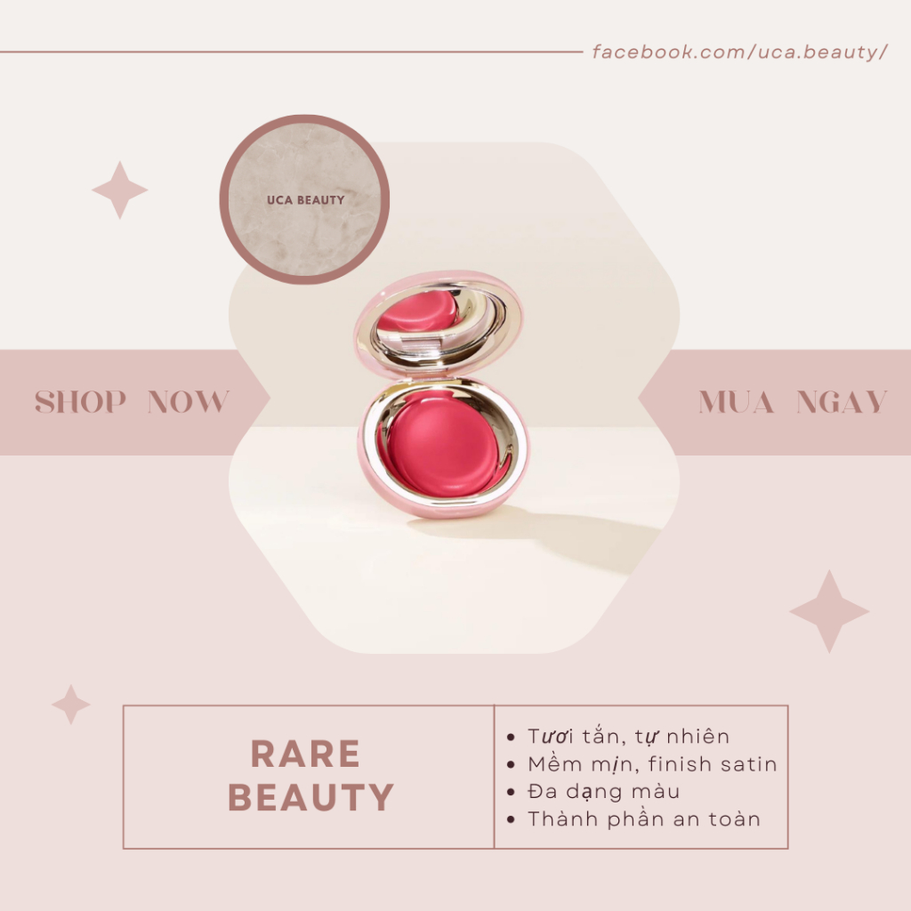 [Fullsize 5G] Má Hồng Rare Beauty Stay Vulnerable Melting Blush