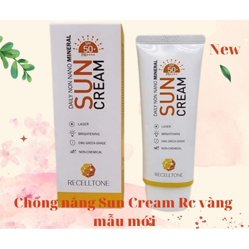 Chống nắng Sun Cream, RC vàng mẫu mới