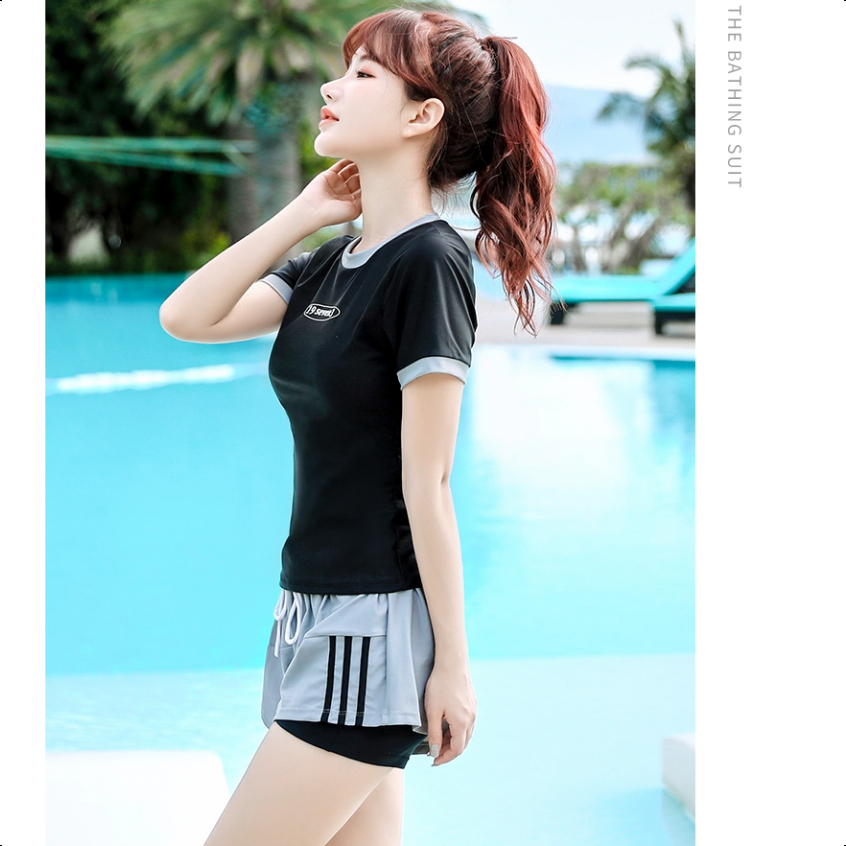 Đồ bơi đồ bơi nữ kín đáo dáng thể thao năng động đồ bơi bikini 2 mảnh  Áo bơi đồ học bơi nữ đồ bơi học sinh cấp 2