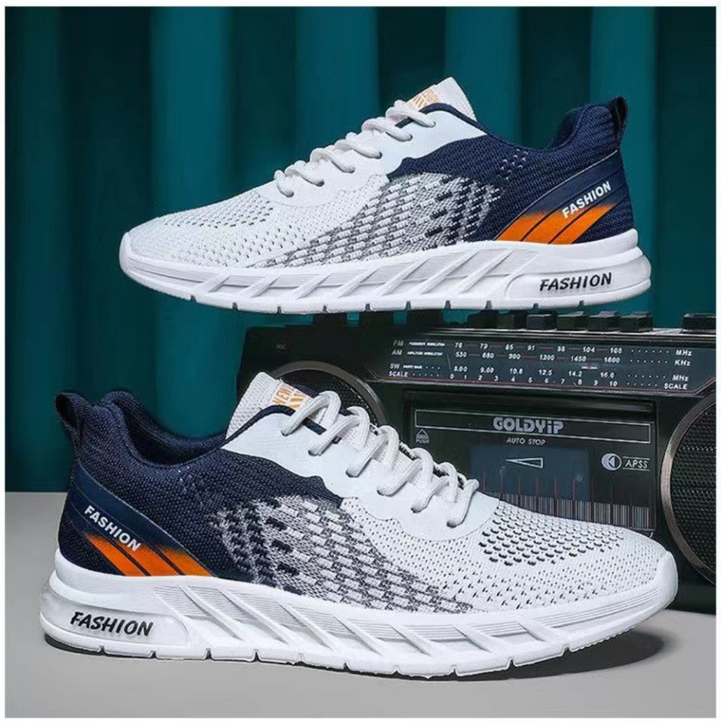 Giày thể thao nam, giày chạy bộ thoáng khí Keep Fashion vải sợi đế cao su phong cách Hàn quốc