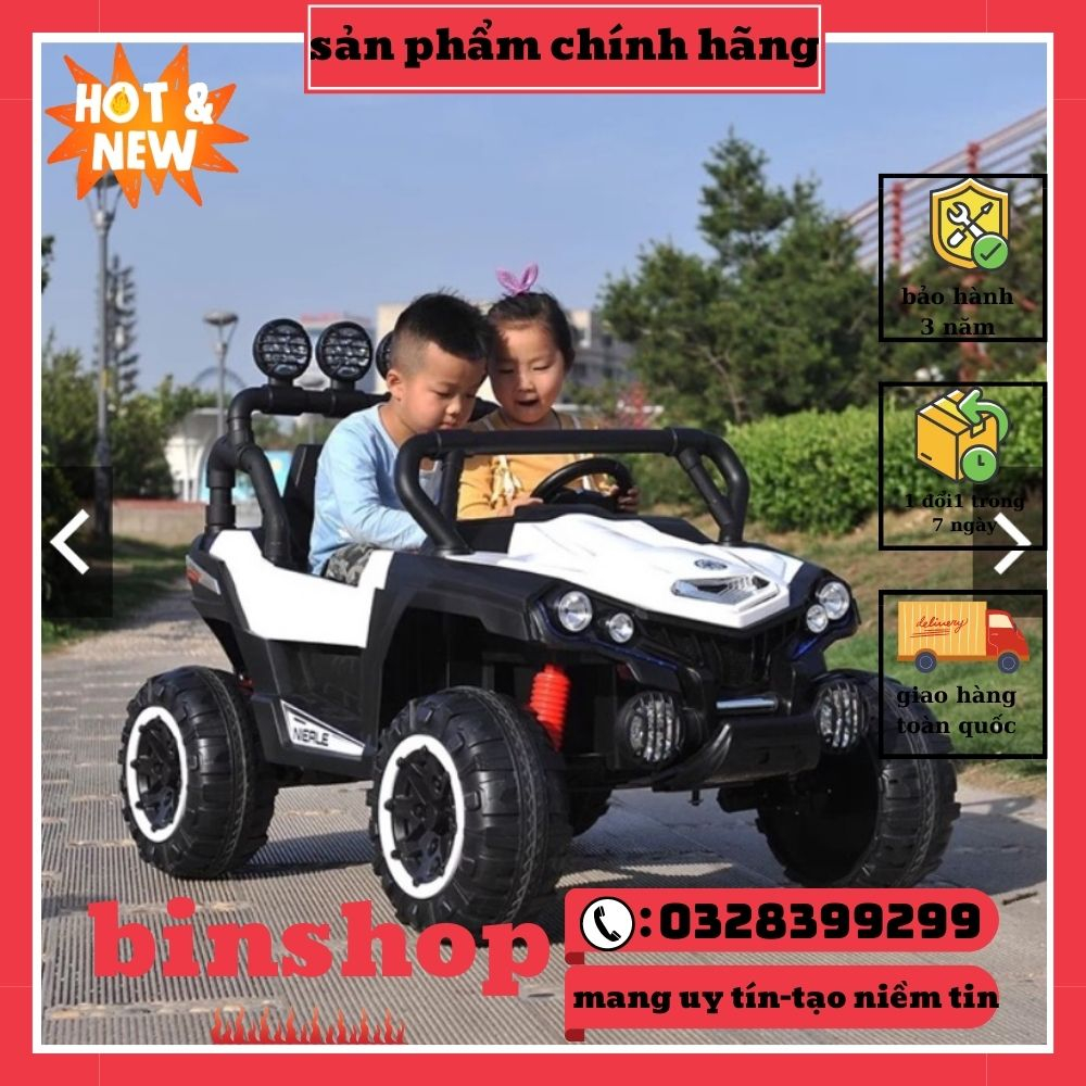 Xe điện trẻ em mới 2023,1 đến 9 tuổi, Siêu Xe Địa Hình Nel-903, bánh cao su,có điều khiển từ xa cho bố mẹ