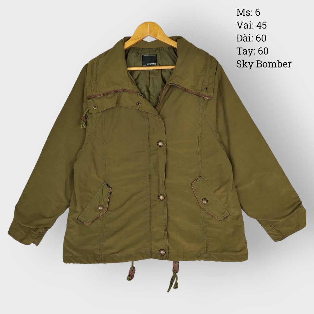 Áo khoác gió secondhand - Windbreaker jacket 2nd