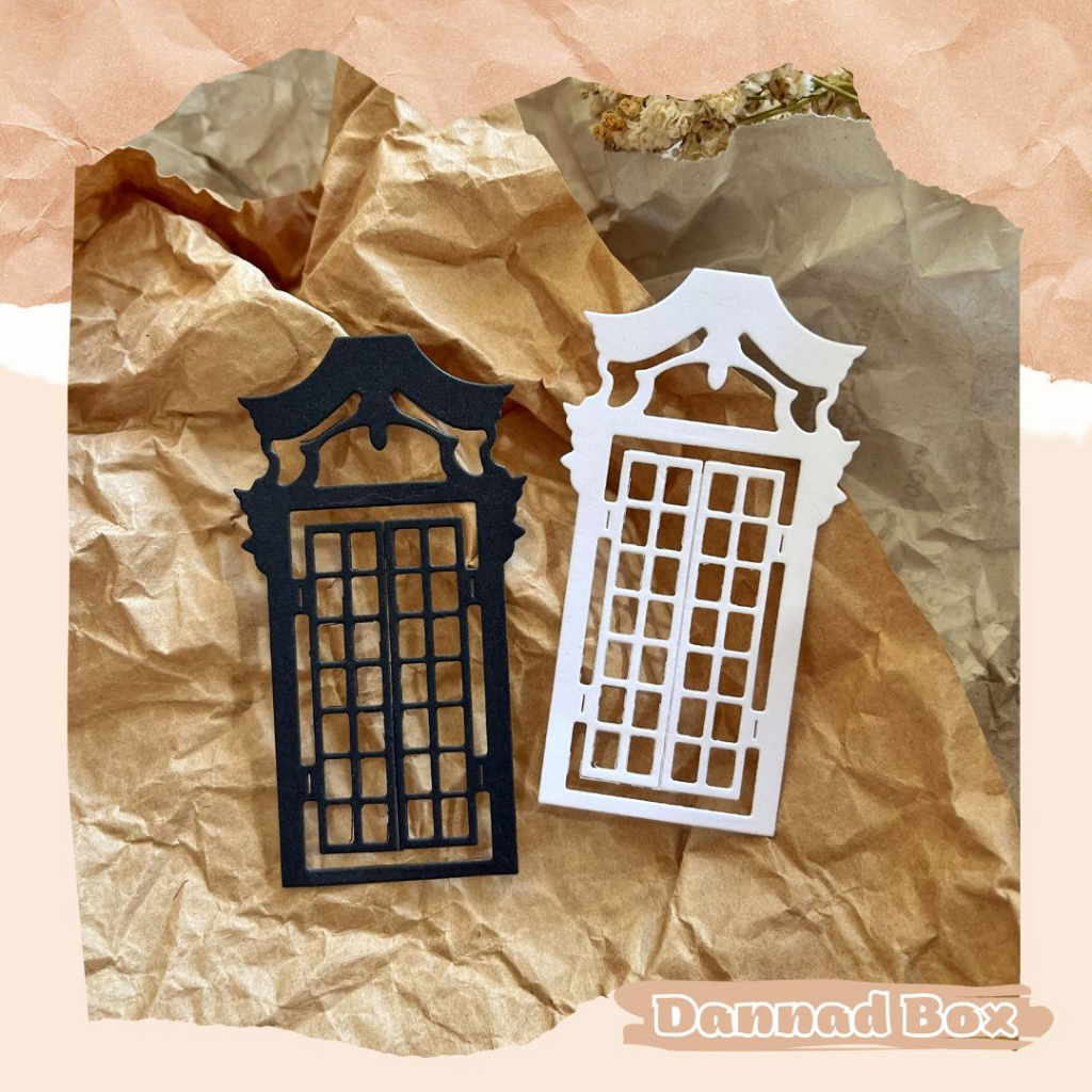 Set 5 Mẫu Diecut Paper Cutting Khung Cửa