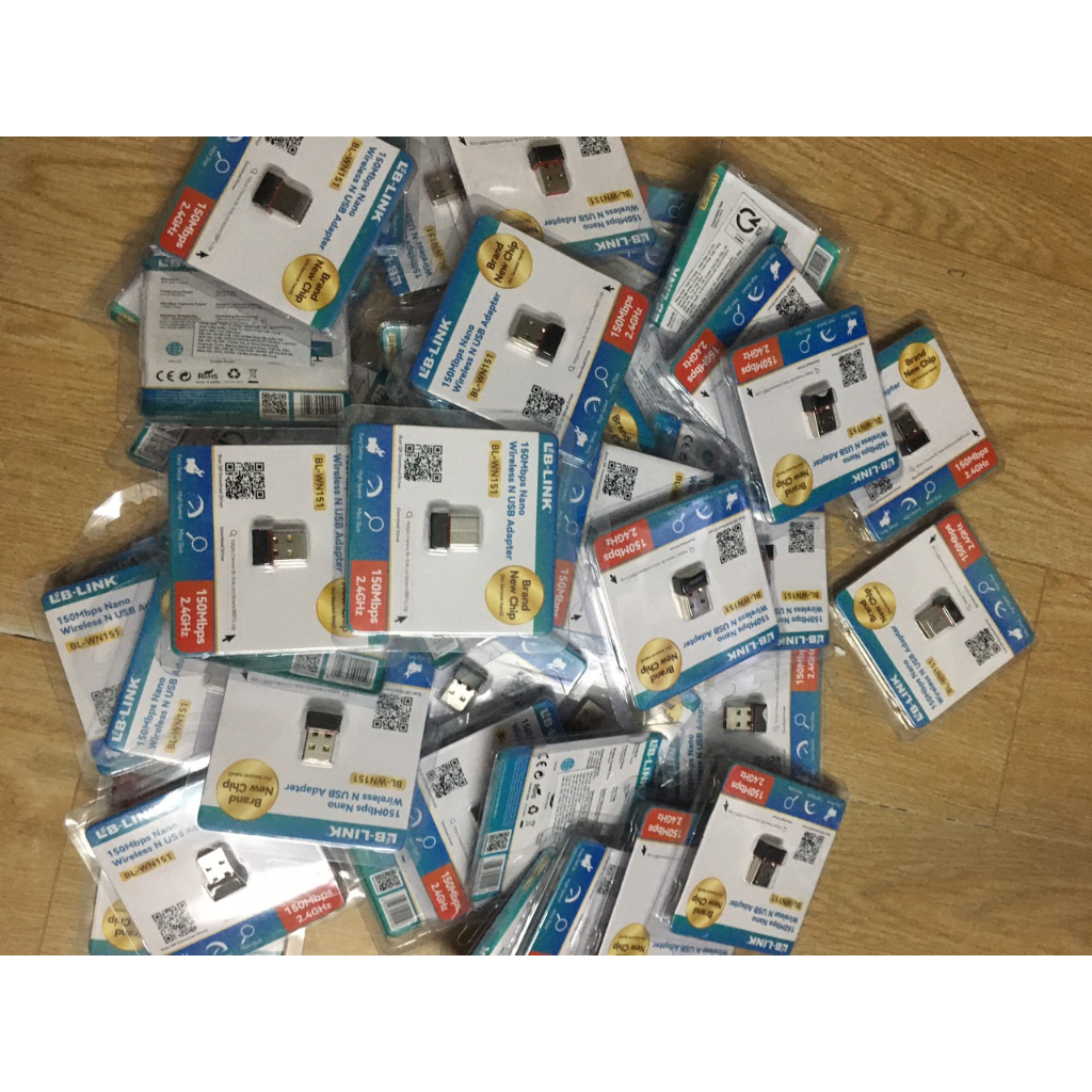 Usb siêu nhỏ gọn thu sóng wifi cho PC ,máy tính bàn , laptop - USB thu Wifi LB LINK Nano BL WN151 - cắm là nhận