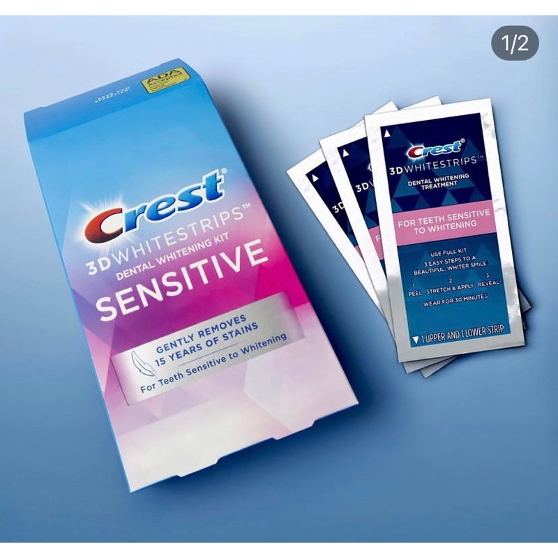 MIẾNG DÁN TRĂNG RĂNG CREST 3D WHITE