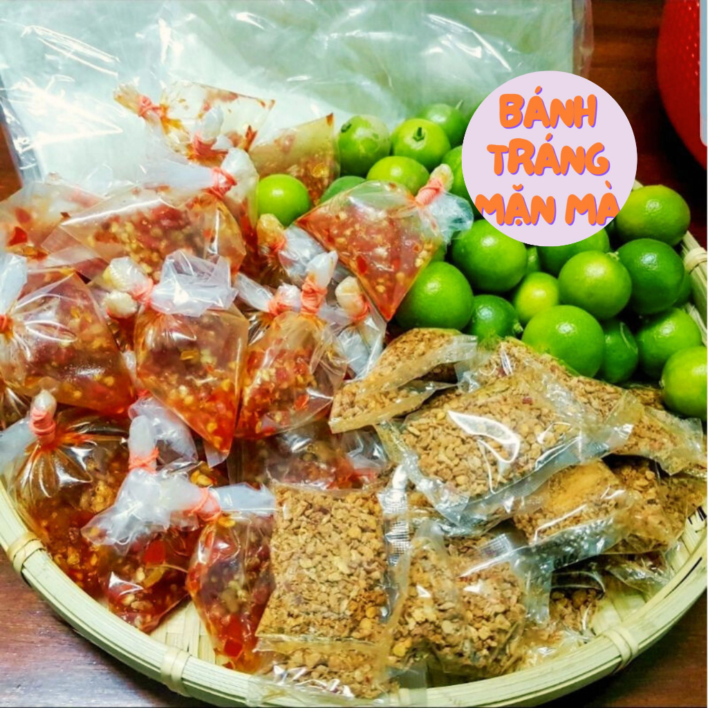 Bánh Tráng Dẻo Phơi Sương Sa Tế Ớt Tắc Muối Tây Ninh