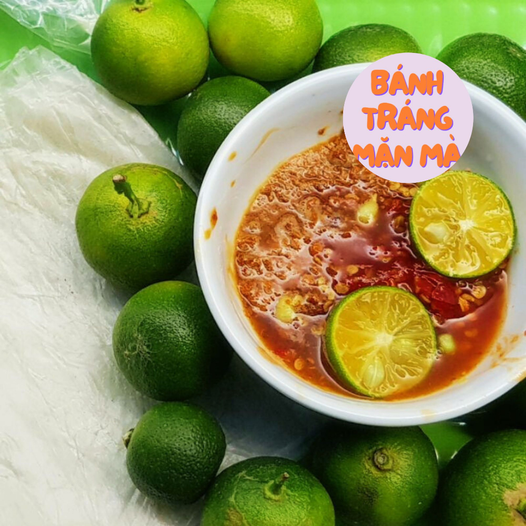 Bánh Tráng Dẻo Phơi Sương Sa Tế Ớt Tắc Muối Tây Ninh