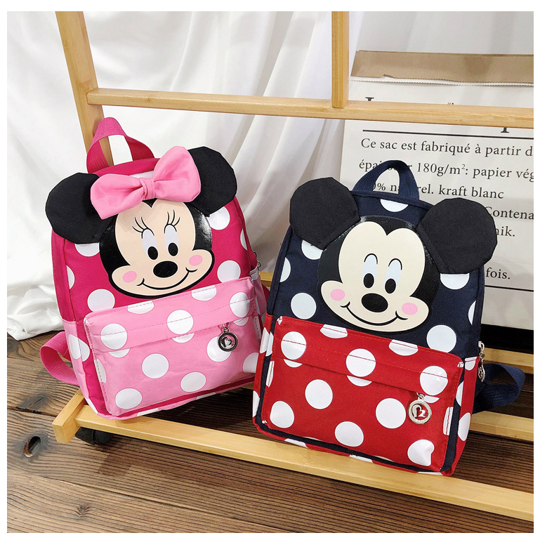 Ba lô thời trang hình Hello Kitty cho bé mẫu giáo 3-5 tuổi, chất liệu vải oxford