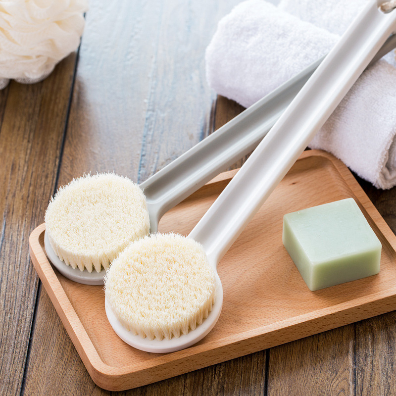 Bàn Chải Cọ Chà Lưng Massage Tẩy Tế Bào Chết, Cây Tắm Chà Lưng Siêu Mềm Mịn