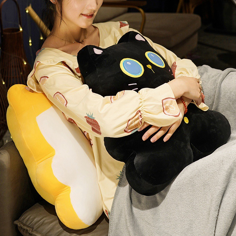 Bộ chăn mền 3 trong 1 Mèo Bánh Quy Siêu Hot Siêu dễ thương chăn lông 2 mặt mịn