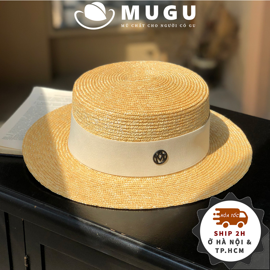 Mũ Phớt Fedora MC42 Rộng Vành Nam Nữ Mugout - Nón Phớt Đi Biển Thoáng Mát Chất Cói | Mũ Chất HCM