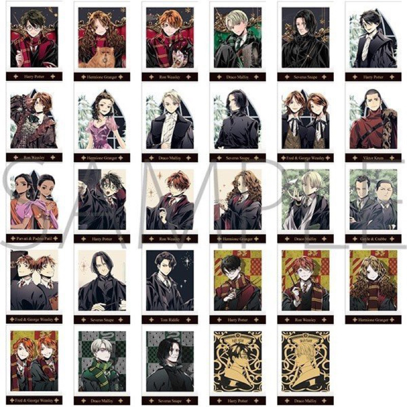 Thẻ card nhân phẩm Polaroid Harry Potter