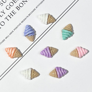 Charm Hoạt Hình Kem Ốc Quế 🍦