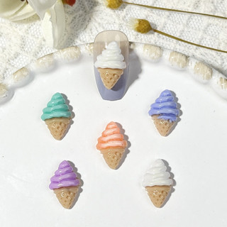 Charm Hoạt Hình Kem Ốc Quế 🍦