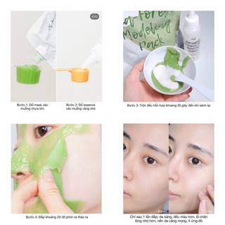 SẴN (Dermabell) Mặt nạ thạch rau má Premium Cica-Forest Modeling Pack