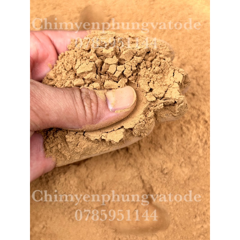 1kg Bột Gòn mịn kết dính  thức ăn chăn nuôi, làm nhang, ép cám viên hoặc trộn cám câu cá..