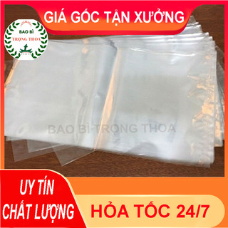 Túi dẻo PE, túi nilon dẻo không quai đựng đường, nước lèo...đủ size(1kg/size)