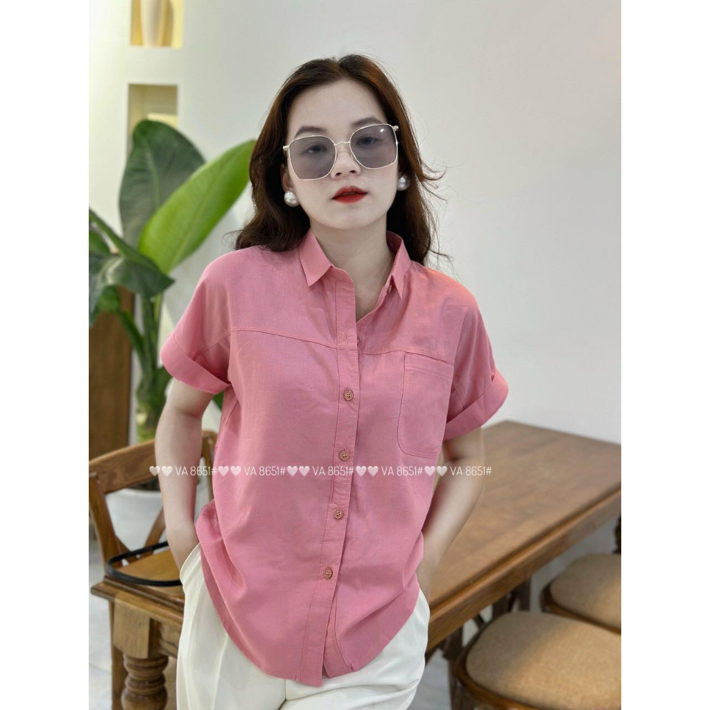 Áo sơ mi đũi cotton mềm mịn quảng châu vip 1 #8651